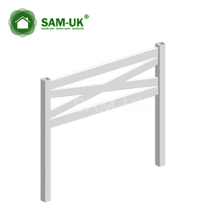 16 ft crossbuck vinyl horse fencing cost effective
