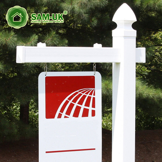 Removable House Square Vinyl Sign Post 