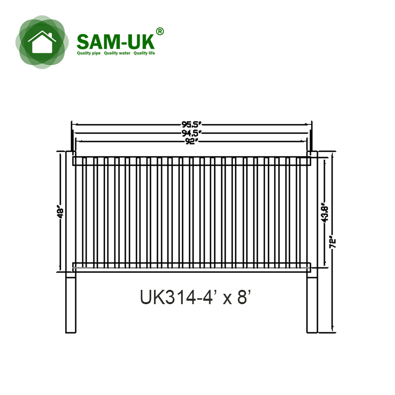 Cost Effective Low Price Composite Picket Fence