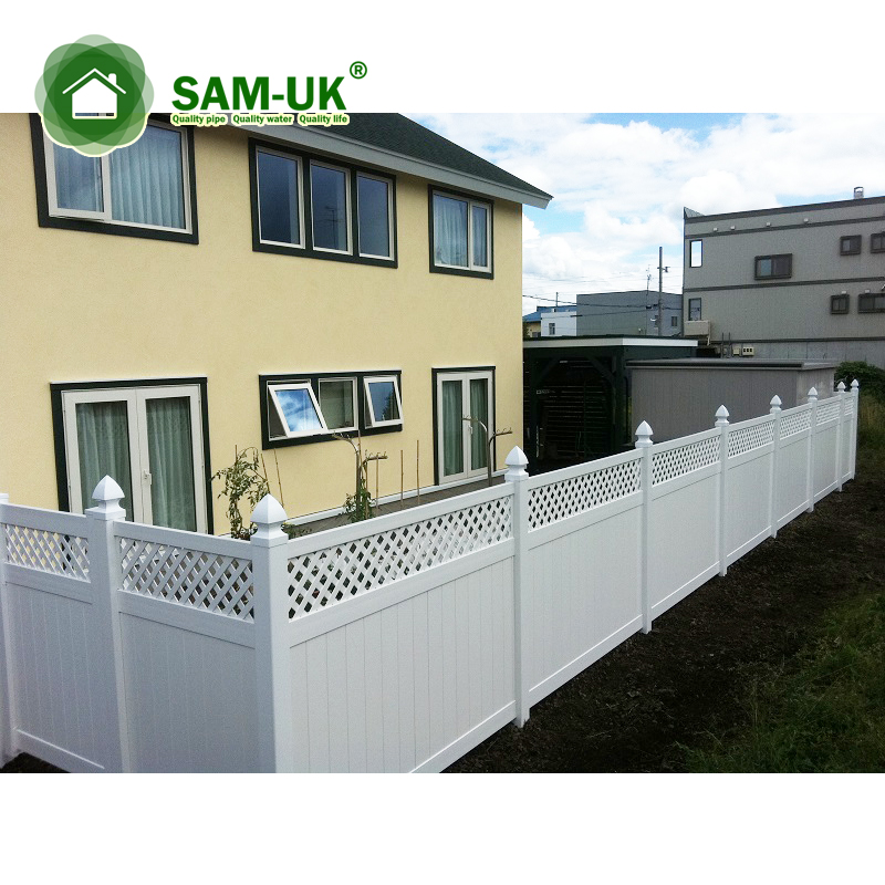 White Plastic Fence Vinyl Pvc Used Privacy Fence Picket Vinyl Fence