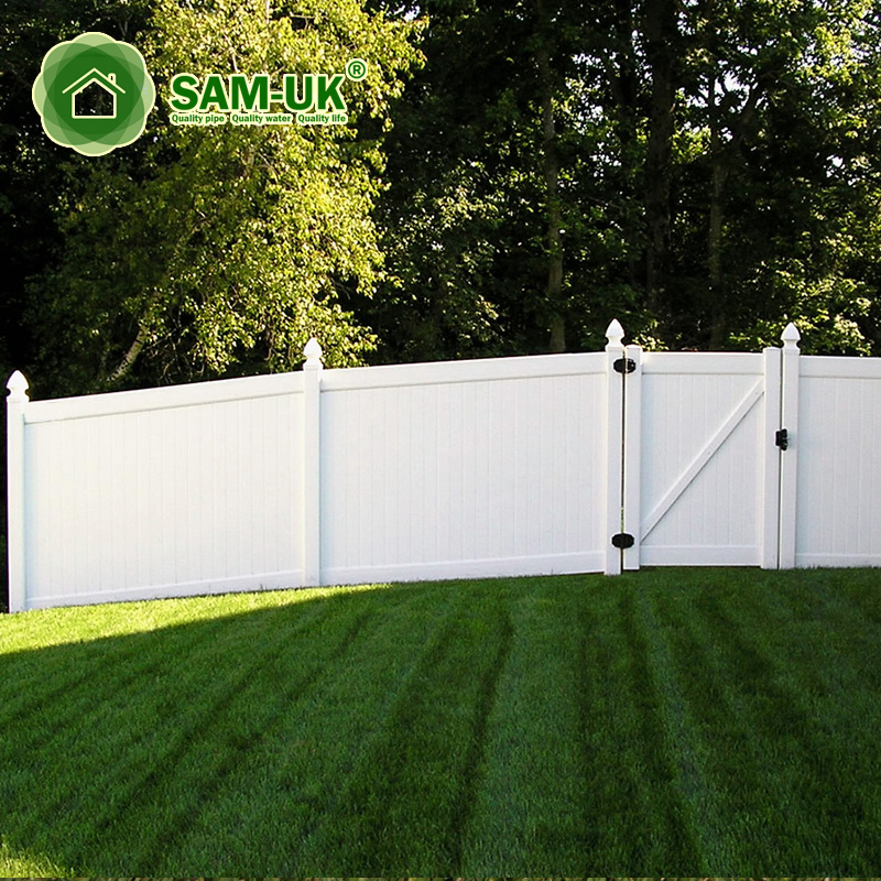 Pvc Panel Farm Fence 6x8 ft PVC Vinyl Privacy Fence Panels
