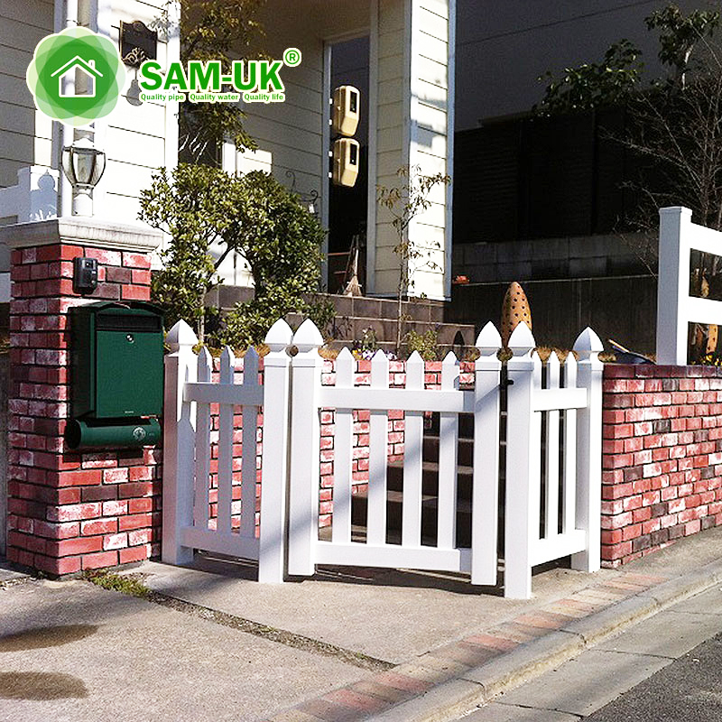 Free Standing Expandable Portable Pvc garden gate