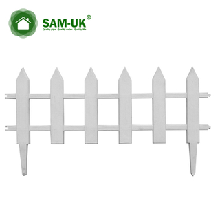 PVC Small Natural Garden Fence