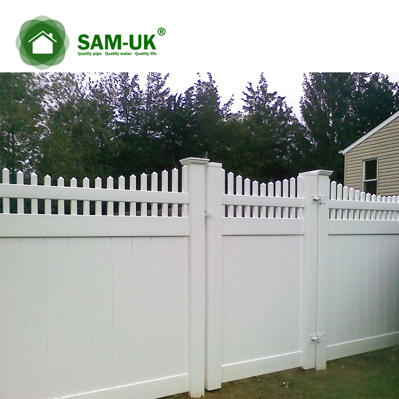 Vinyl Fence Panels White Plastic Yard Fence Pvc Plastic Fence