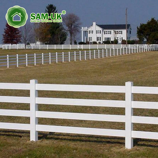 Hot Sale Cheap Easily Assembled Pvc Used Horse Vinyl Fence